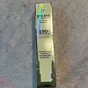 IT Cosmetics Bye Bye Foundation SPF 50+ Full-Coverage Moisturizer- Medium Tan